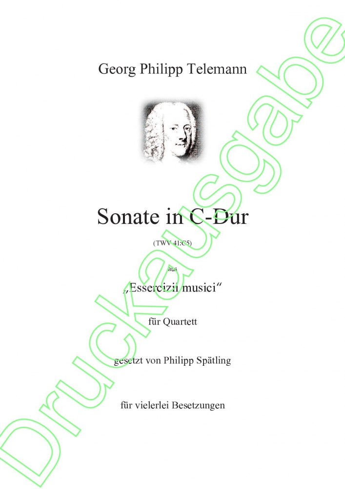 Bild 1 von Sonata in C major (TWV 41:C5) - G.Ph.Telemann