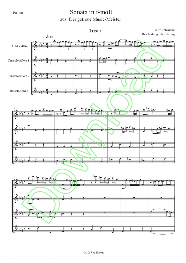 Bild 1 von Sonata in f minor, from the  