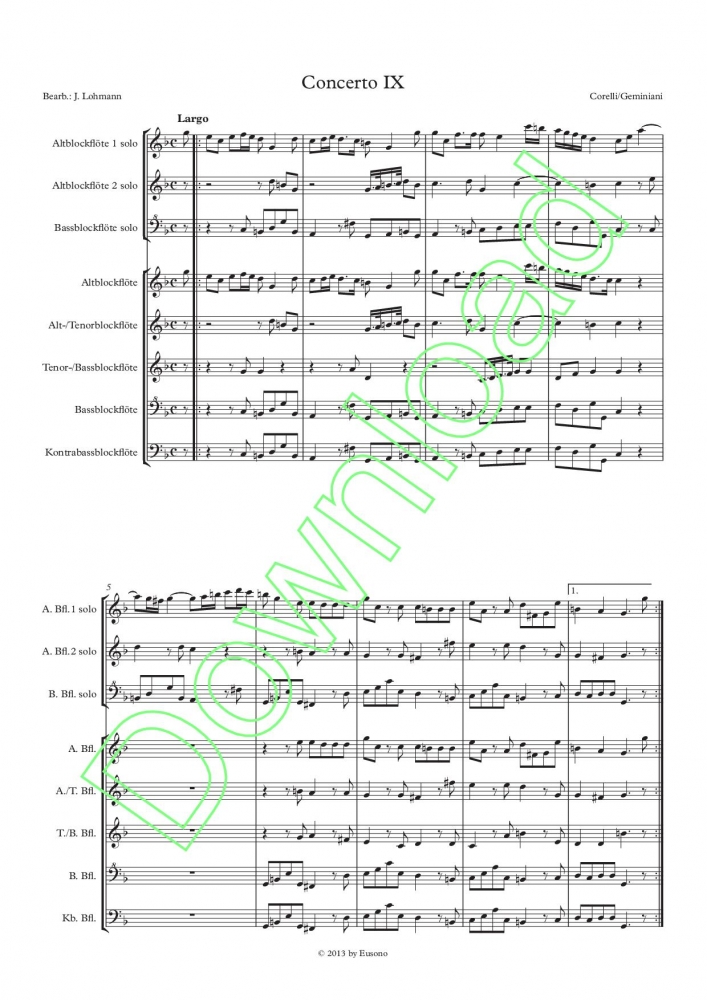 Bild 1 von Concerto IX - Corelli/ Geminiani