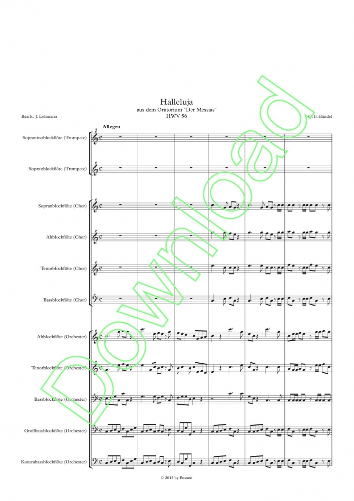 Bild 1 von Hallelujah from Handel's Messiah, HWV 56 - G.F. Handel