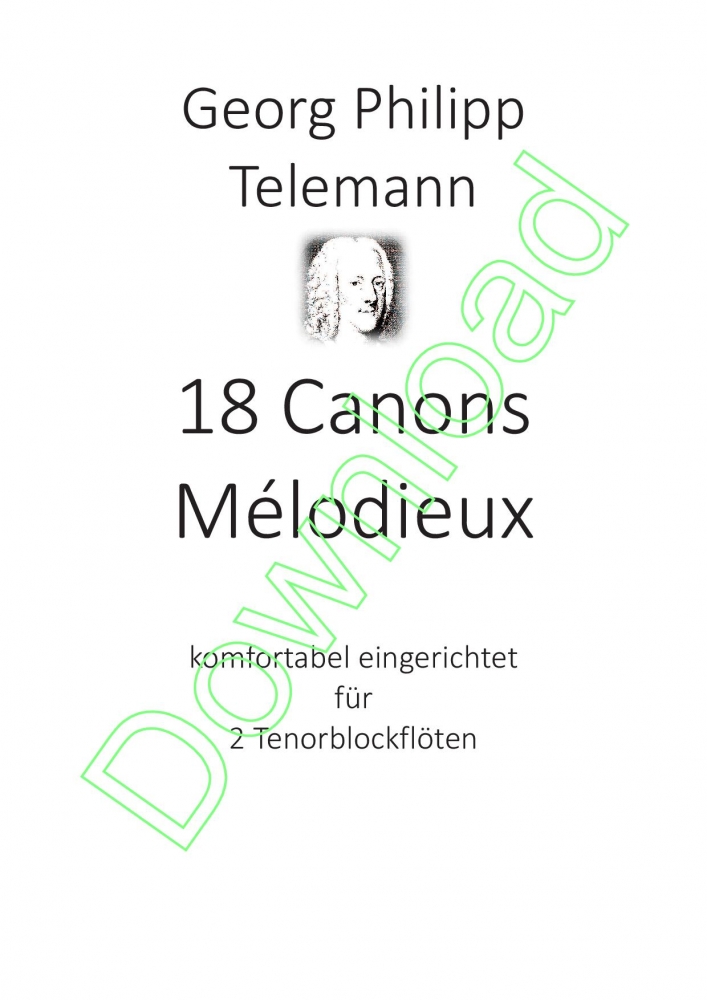 Bild 1 von 18 Canons Mélodieux - G-P- Telemann