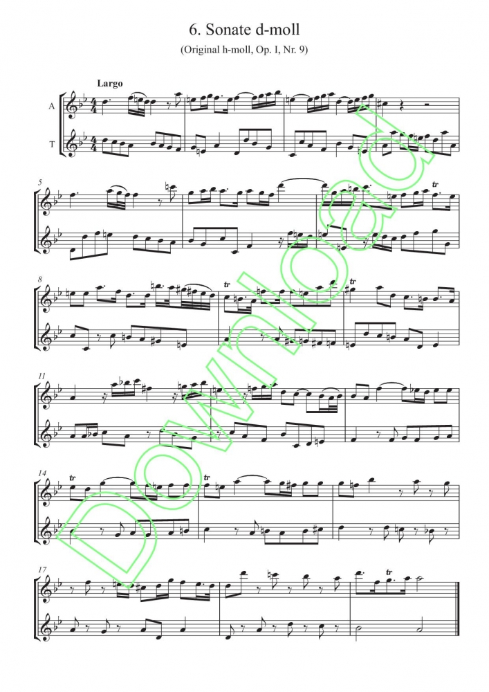 Bild 1 von 5 Solo Sonatas, Op.1, vol.2 – G.F.Handel