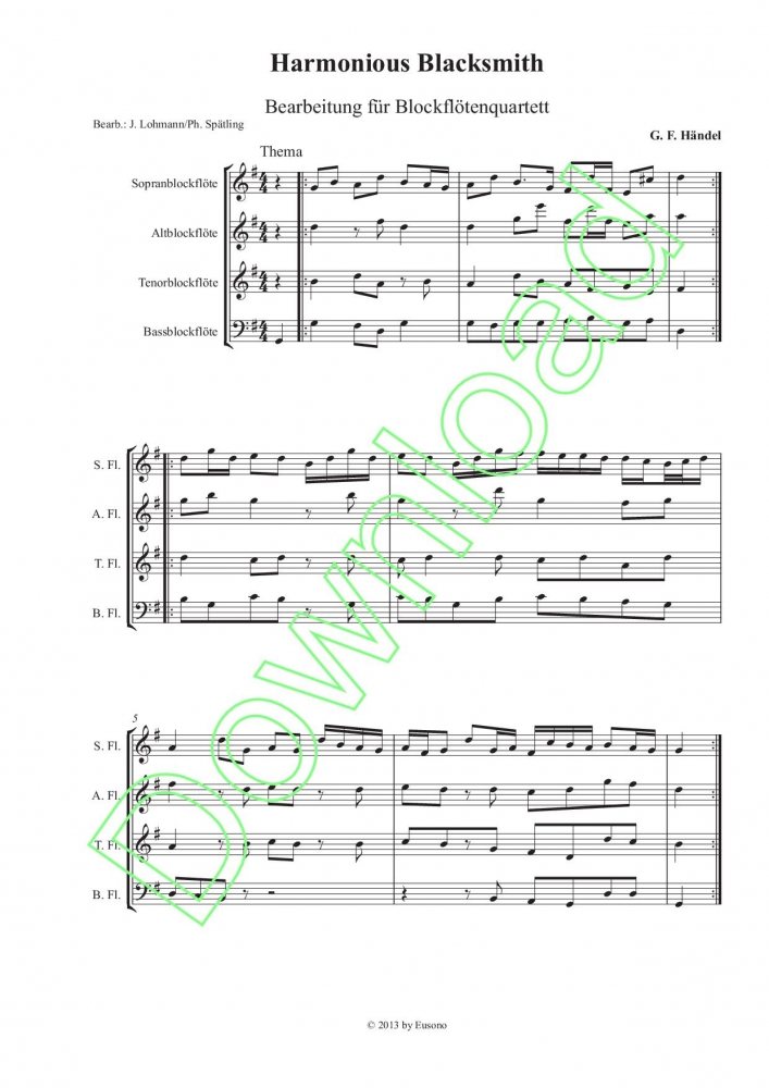 Bild 1 von Harmonious Blacksmith - G.F. Händel
